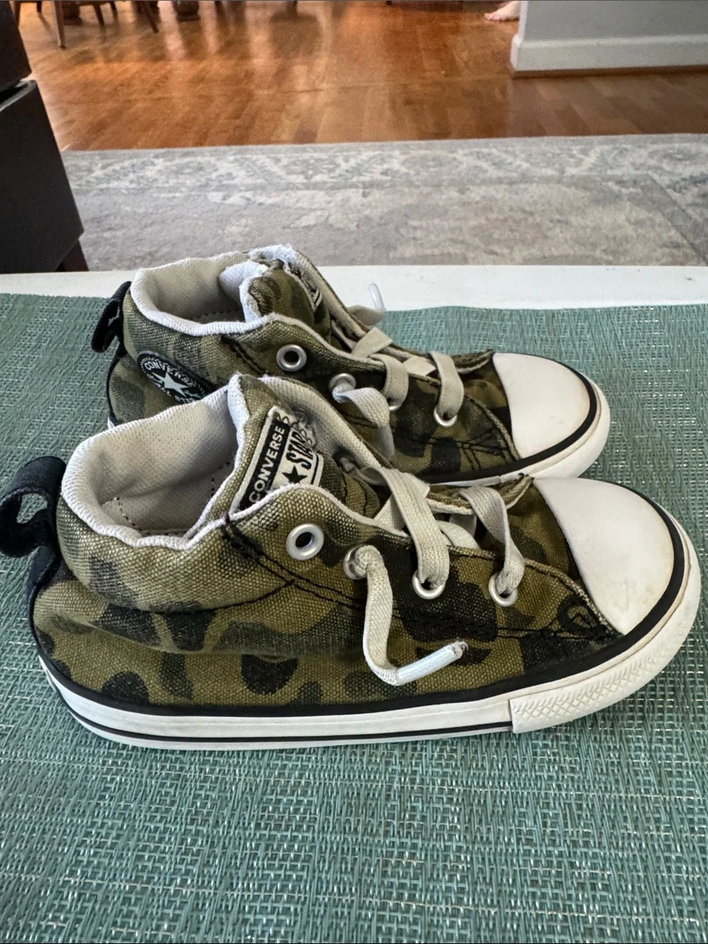Converse All Star Camo Toddler Shoes - Size 9
